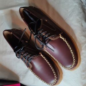 177  JD Fisk Mandala Burgundy Leather Oxford Burgundy